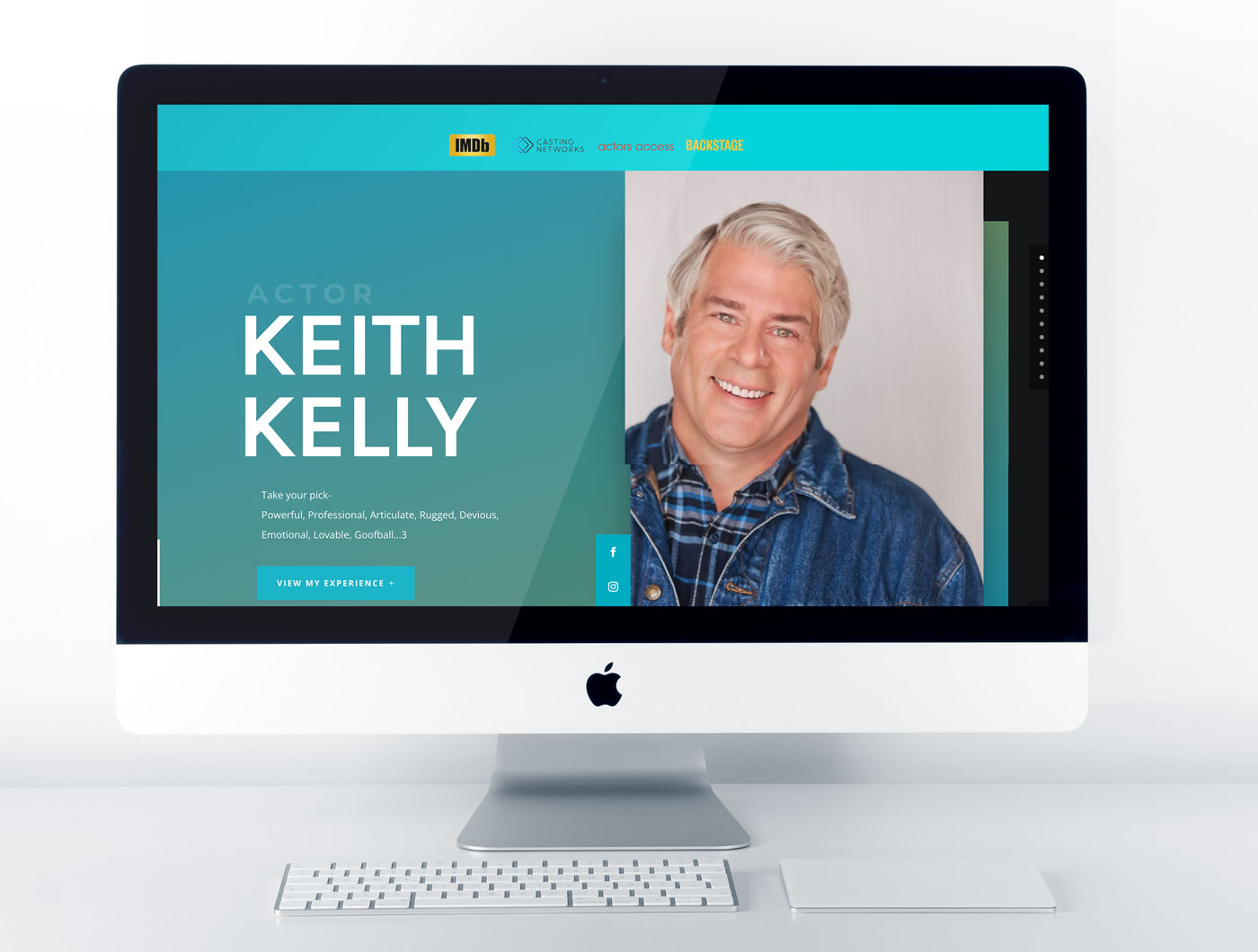 Keith Kelly Actor Website